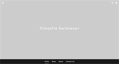 Desktop Screenshot of filosofiaswimwear.com